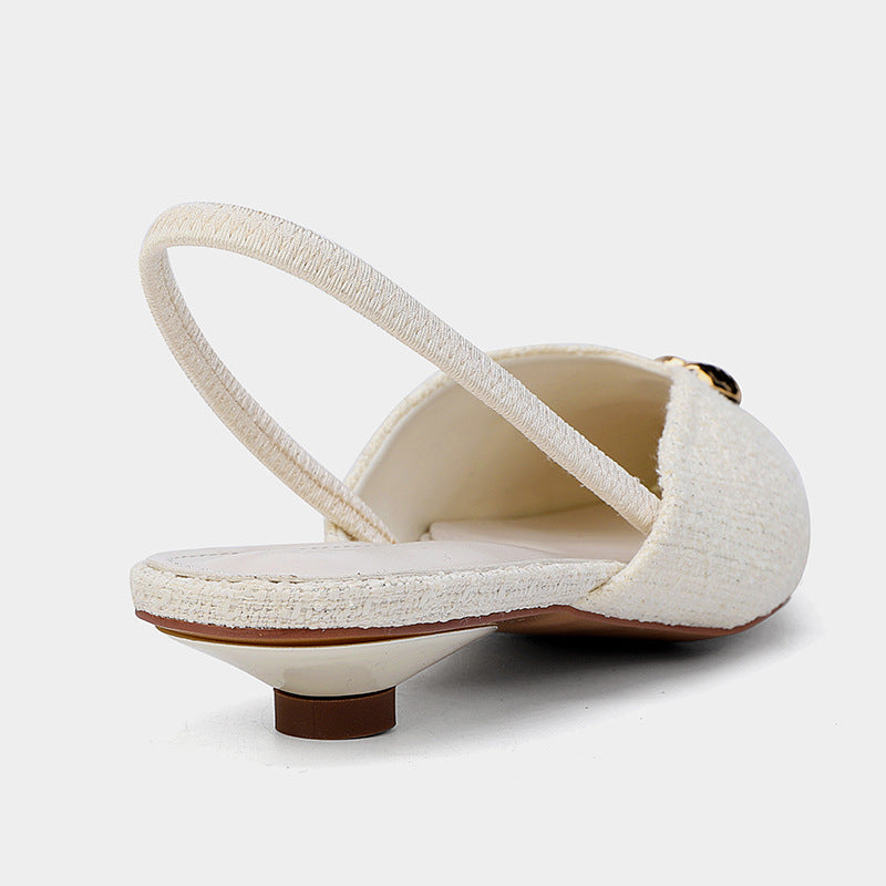 Sandales à Talons Aiguilles à Bout Pointu, Style Élégant