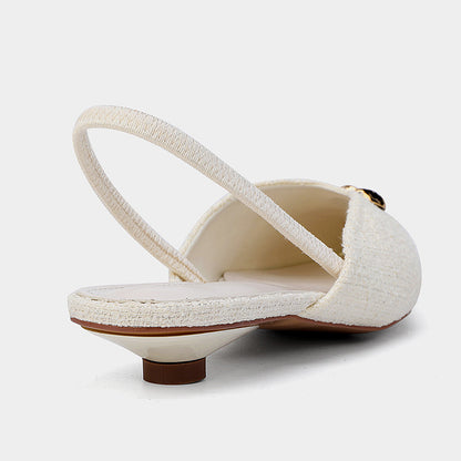 Sandales à Talons Aiguilles à Bout Pointu, Style Élégant