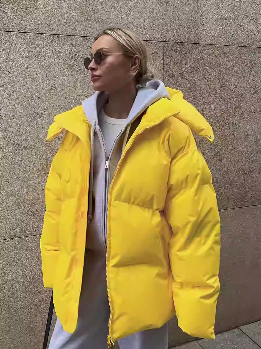 Veste matelassée ample en coton