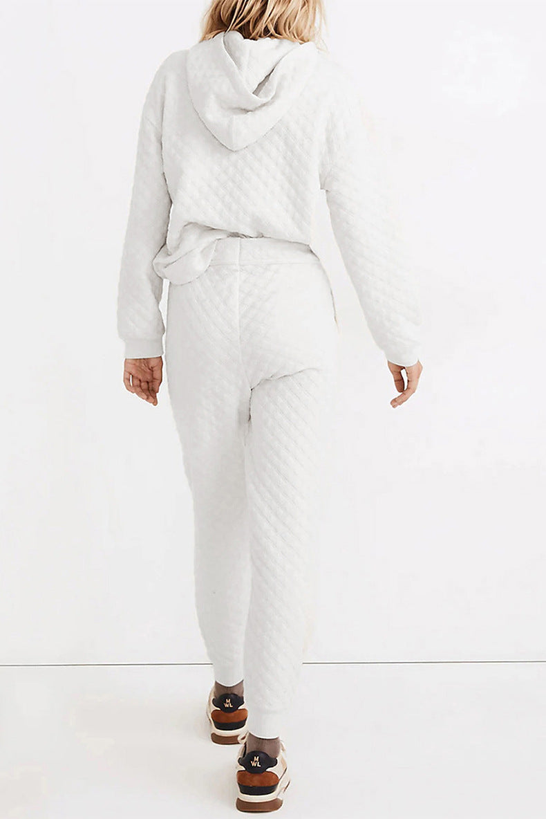 ENSEMBLE MATELASSE BLANC
