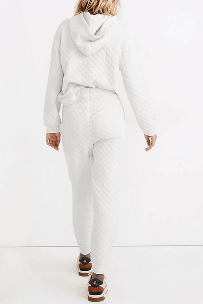 ENSEMBLE MATELASSE BLANC