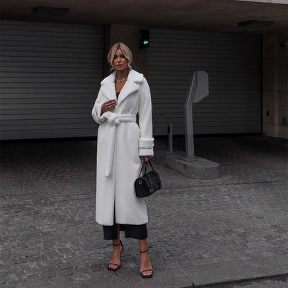 Chivogue Manteau en fourrure long