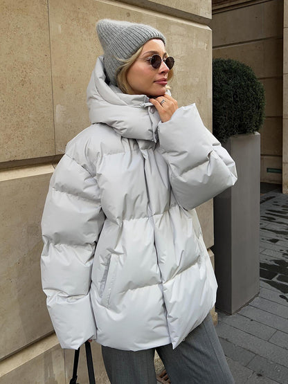 Veste matelassée ample en coton
