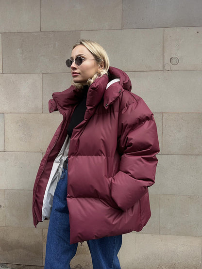 Veste matelassée ample en coton