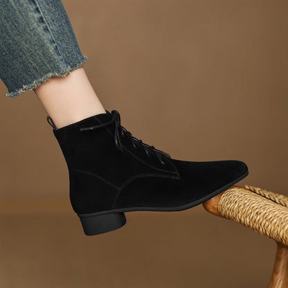 Bottines Maillard Effet Mat & Pointu