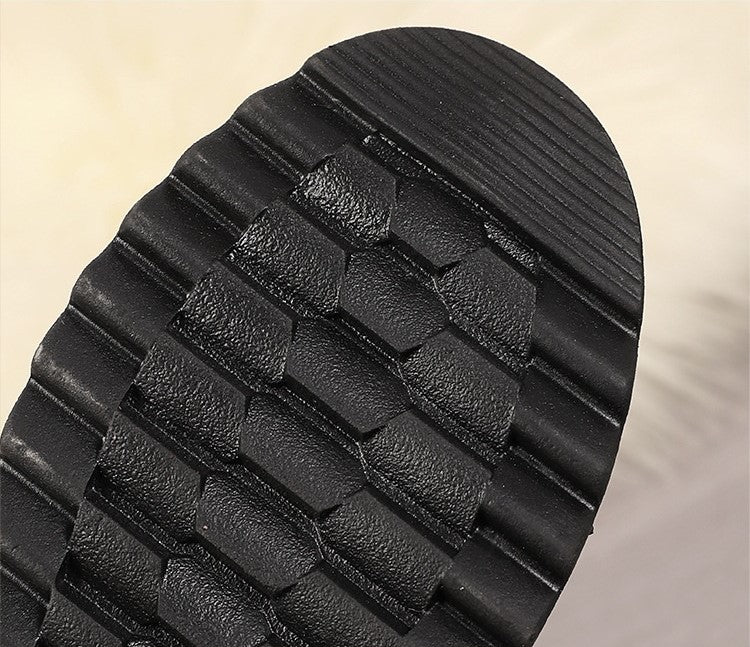 Bottines Chaudes Intérieur Polaire, Plates Confort