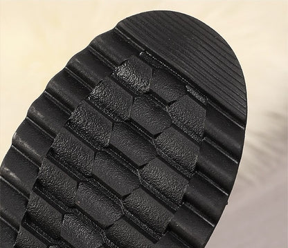 Bottines Chaudes Intérieur Polaire, Plates Confort