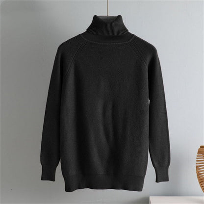 Pull-over ample à col roulé