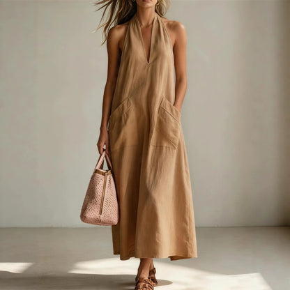 Robe Maxi Dos-Nu Élégance Fluide
