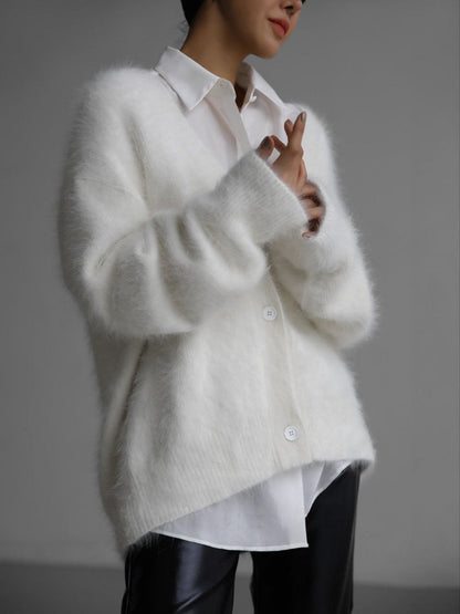 Chivogue Cardigan à Col V, look élégant