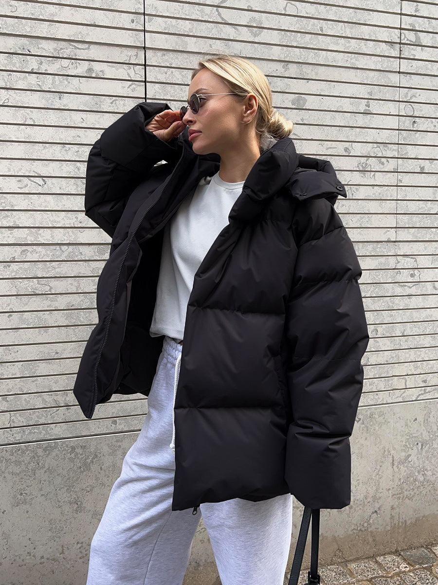 Veste matelassée ample en coton