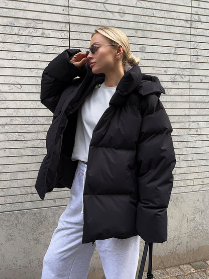 Veste matelassée ample en coton