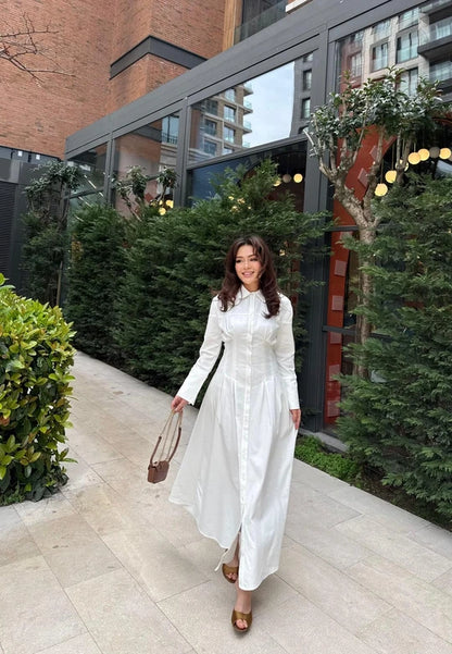 Robe chemise longue