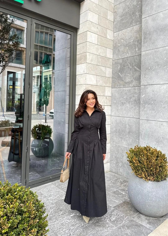 Robe chemise longue