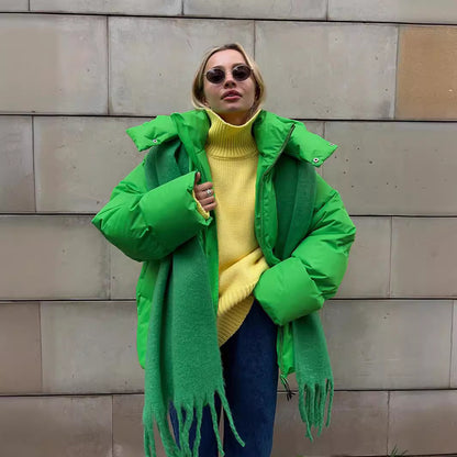 Veste matelassée ample en coton