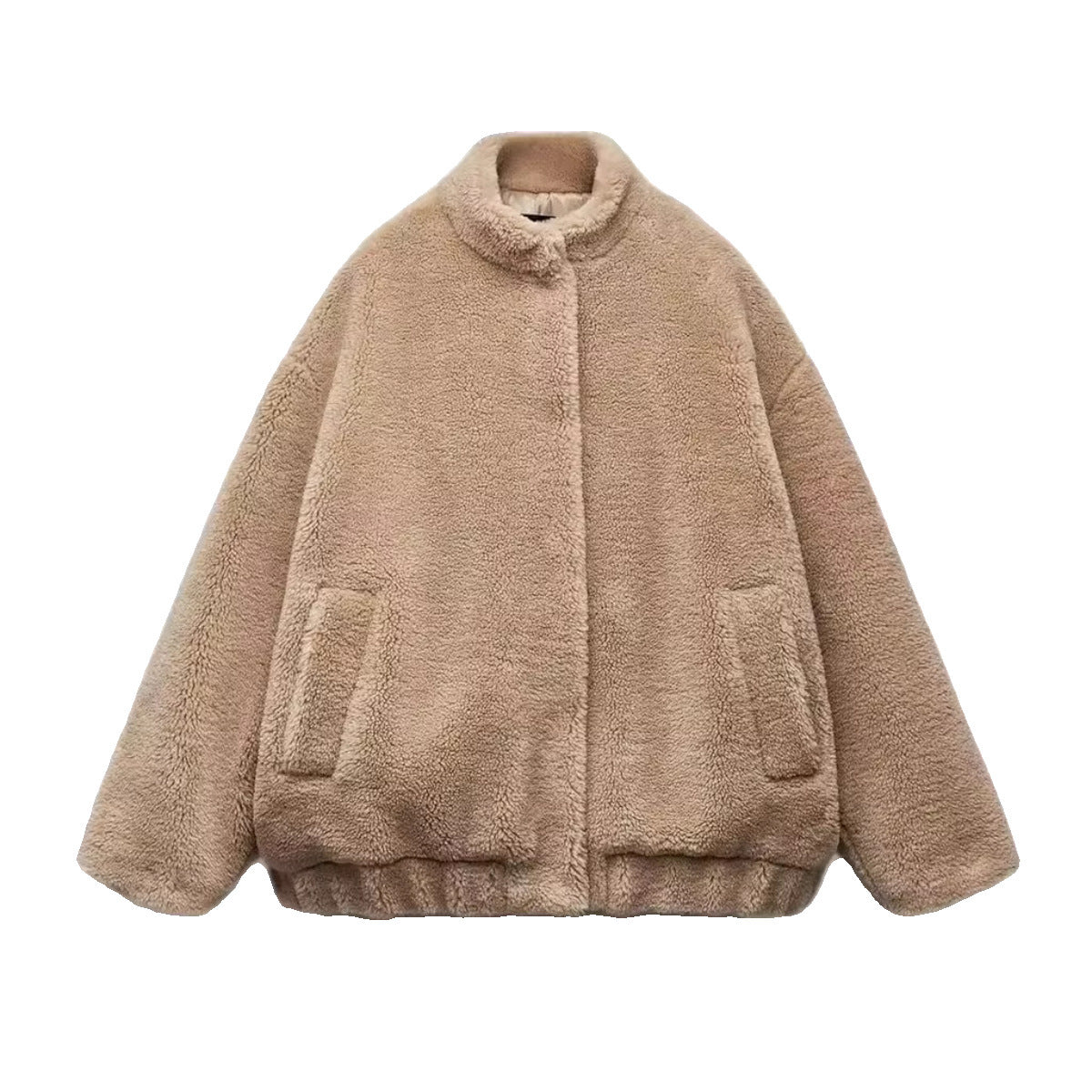 Veste bomber en polaire pour femme