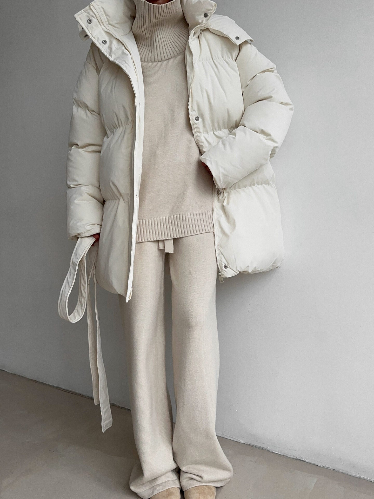 Veste à capuche rembourrée en coton