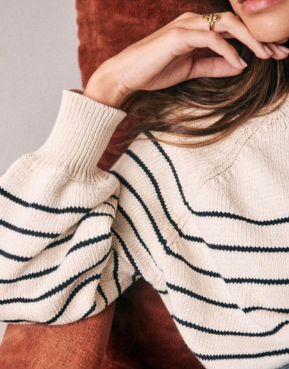 Pull en coton   Vintage à Rayures